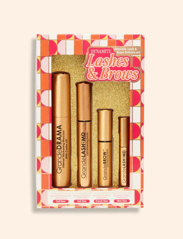 Grande Cosmetics Dynamite Wimpernserum Set Lashes & Brows