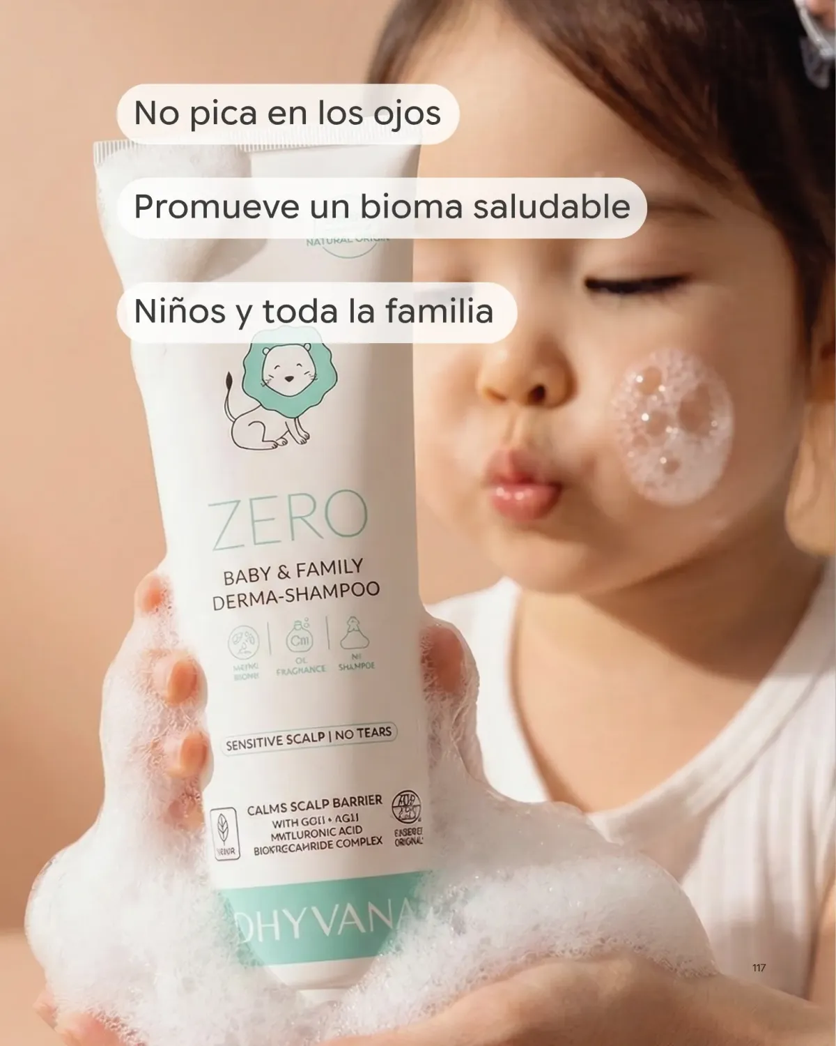 Dhyvana Baby Family Derma-Shampoo ohne Sulfate