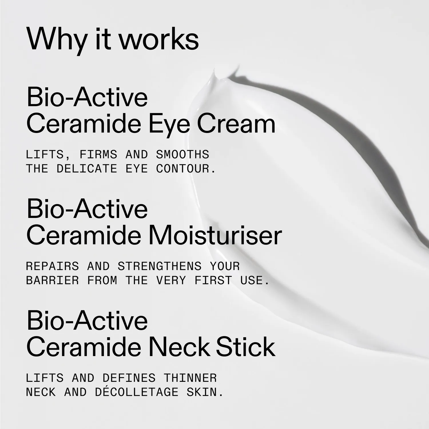 The INKEY List Bio-Active Ceramide Trio Set Gesicht Hals Augen