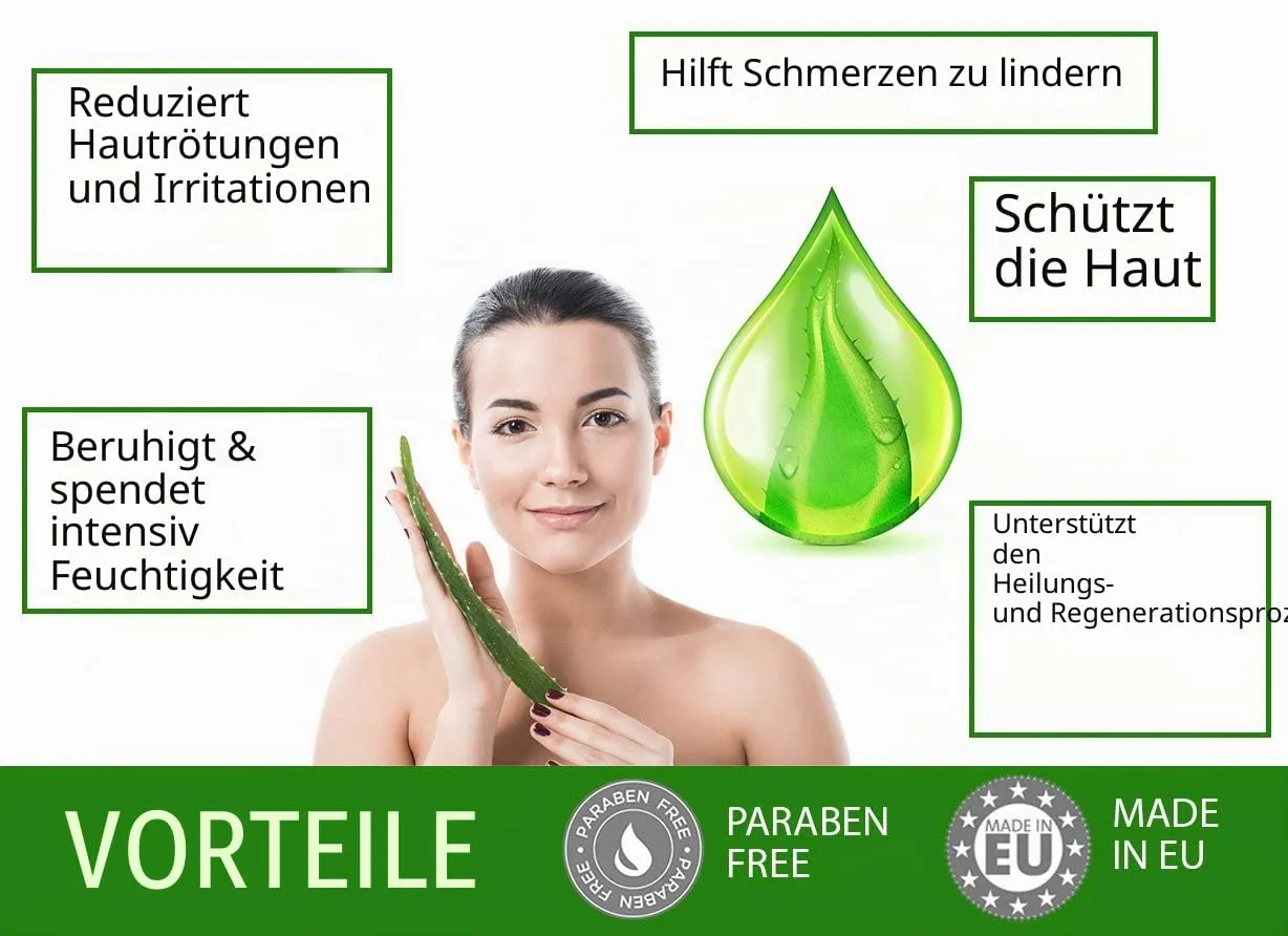 UB Aloe Vera Gel hochkonzentriert 500 ml mit Panthenol