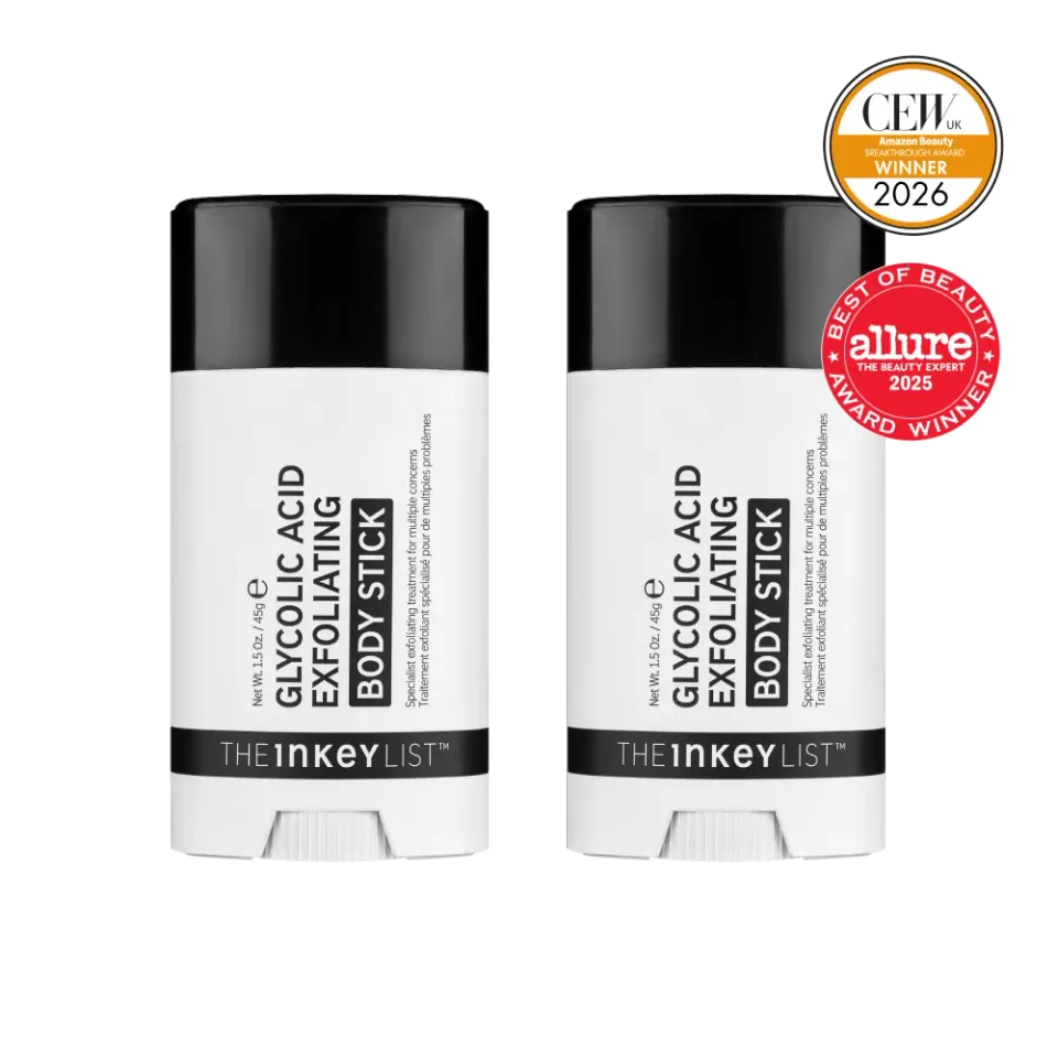 The INKEY List Glycolic Body Stick Duo 7% AHA Reibeisenhaut
