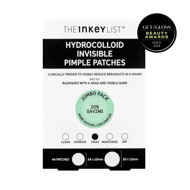 The INKEY List Hydrocolloid Pickel Patches 44 Stück unsichtbar