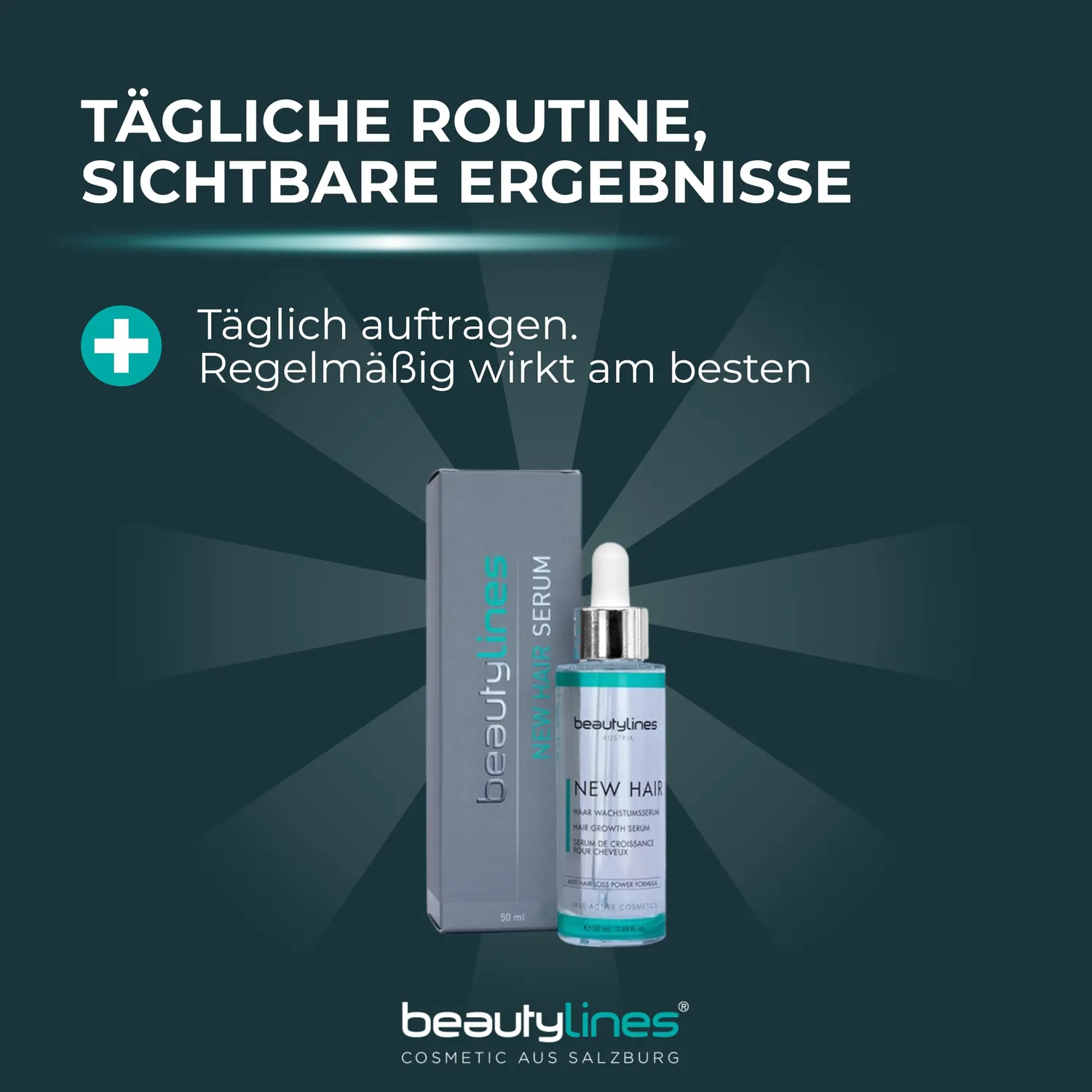 Beautylines New Hair Serum Haarserum 50 ml bei Haarausfall