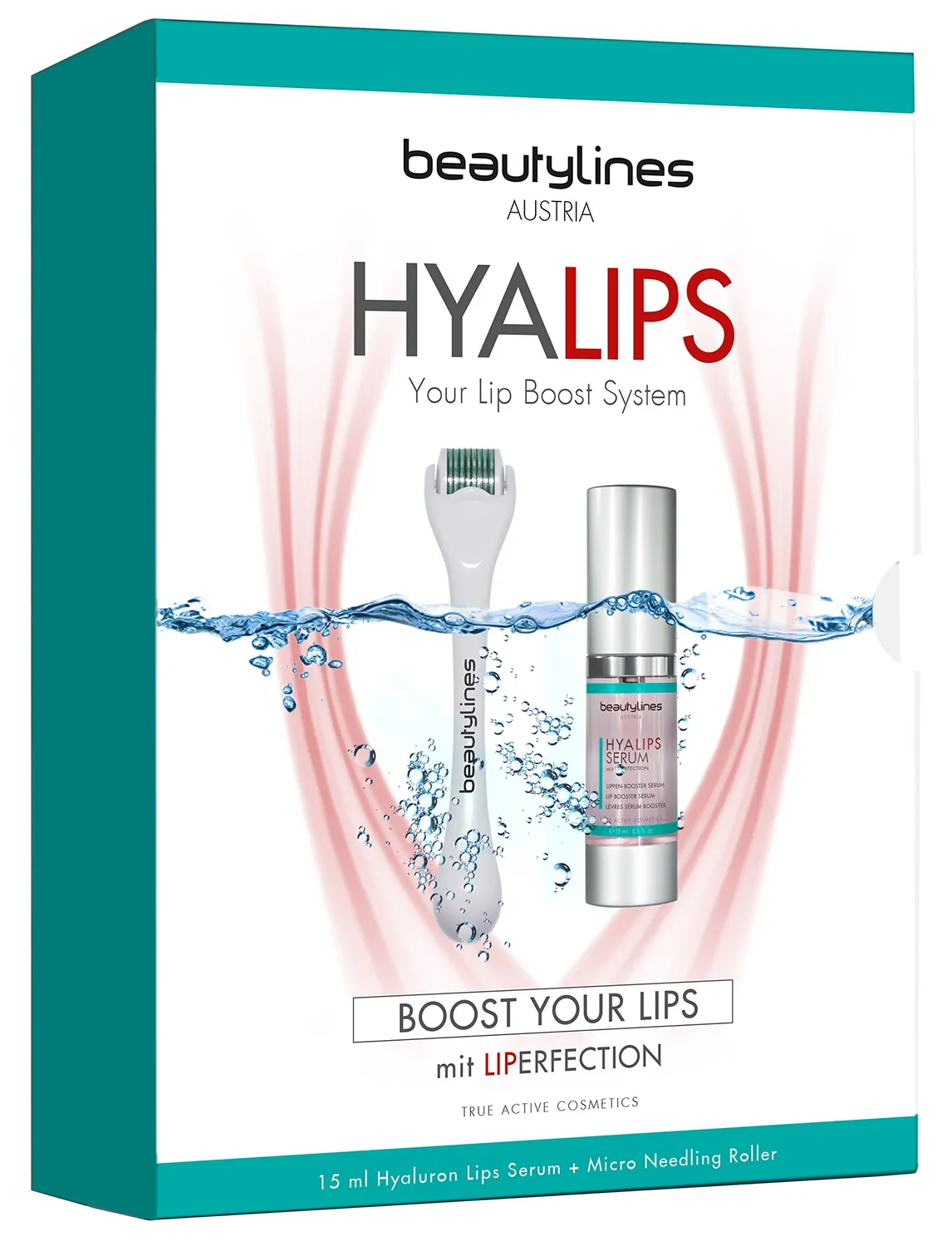 Beautylines HyaLips Boost System Lippenbooster Hyaluron Roller