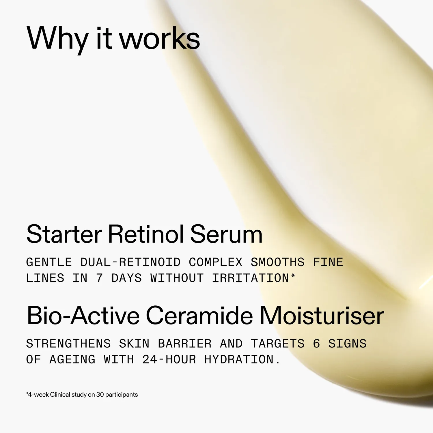 The INKEY List Smooth Strengthen Duo Retinol Set für feine Linien