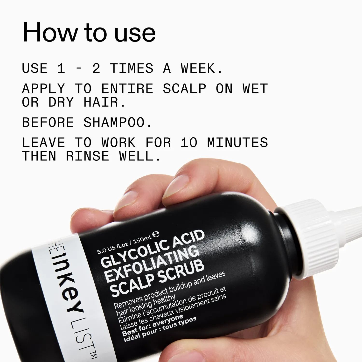 The INKEY List Glycolic Acid Scalp Scrub Kopfhaut-Peeling