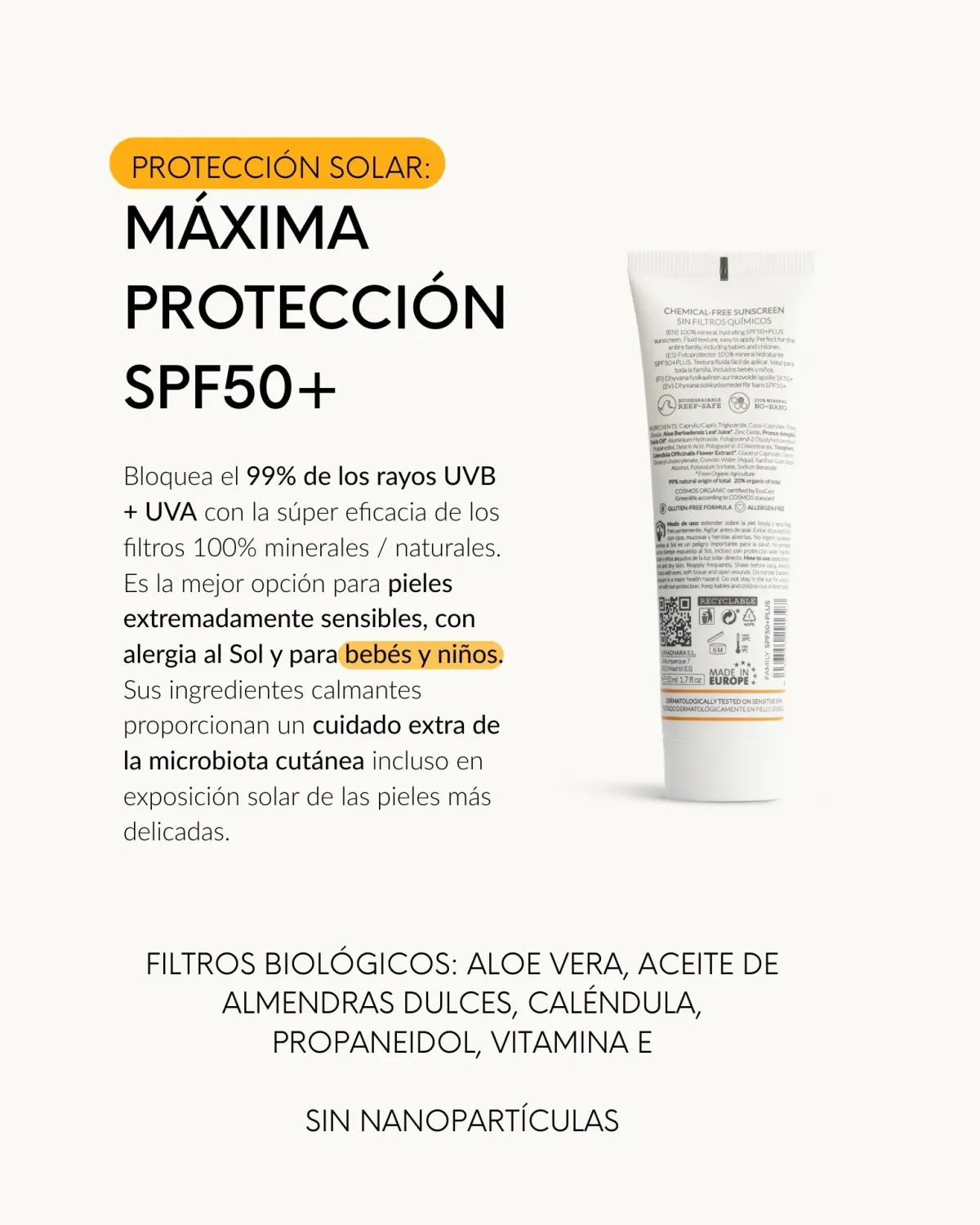 Dhyvana Baby & Family SPF50+ Sonnencreme parfümfrei