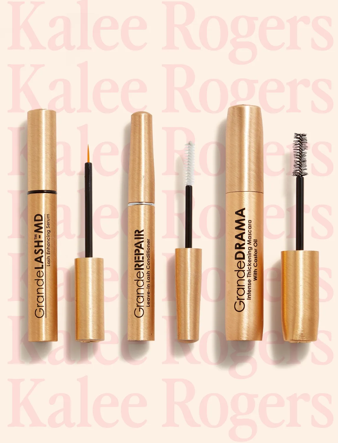 Grande Cosmetics Kalee Rogers Wimpern Set 3-teilig